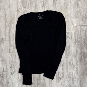 Free Country Women's Classic Black Long Sleeve Top